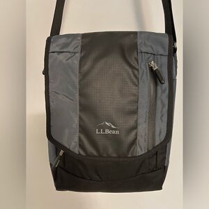 L.L. Bean Black and Gray Unisex Bag